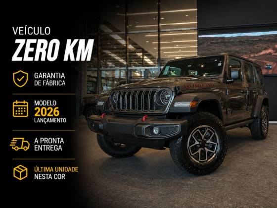 JEEP WRANGLER 2.0 TURBO GASOLINA RUBICON 4P 4X4 AT8